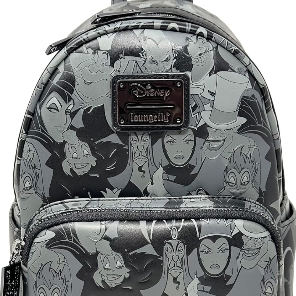 Loungefly Disney Villains Debossed All Over Print